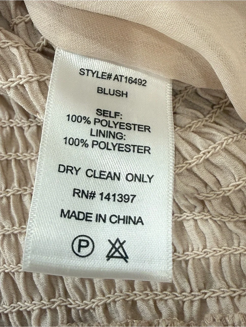 Astr the Label Cream Puff-Sleeve Square Neck Top Size Small
